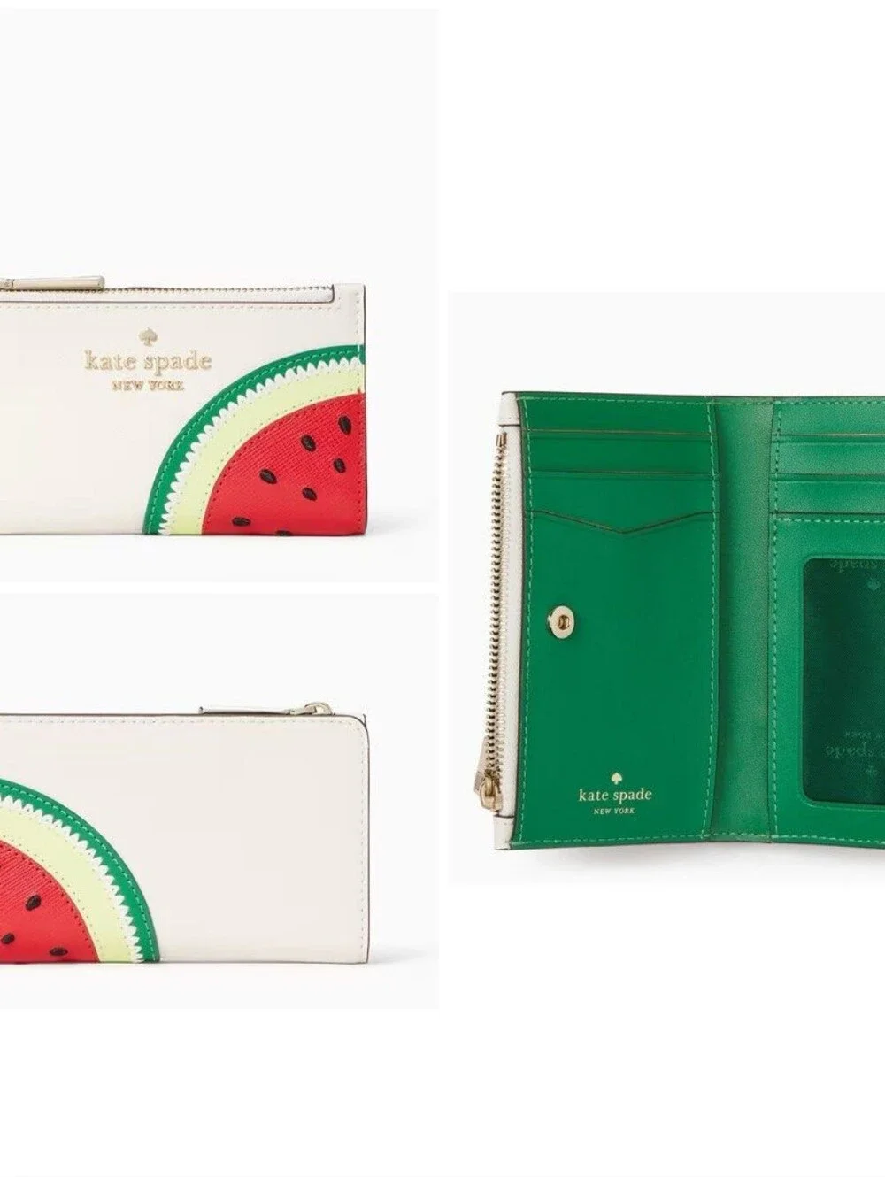 Kate Spade Leather Watermelon Wallet